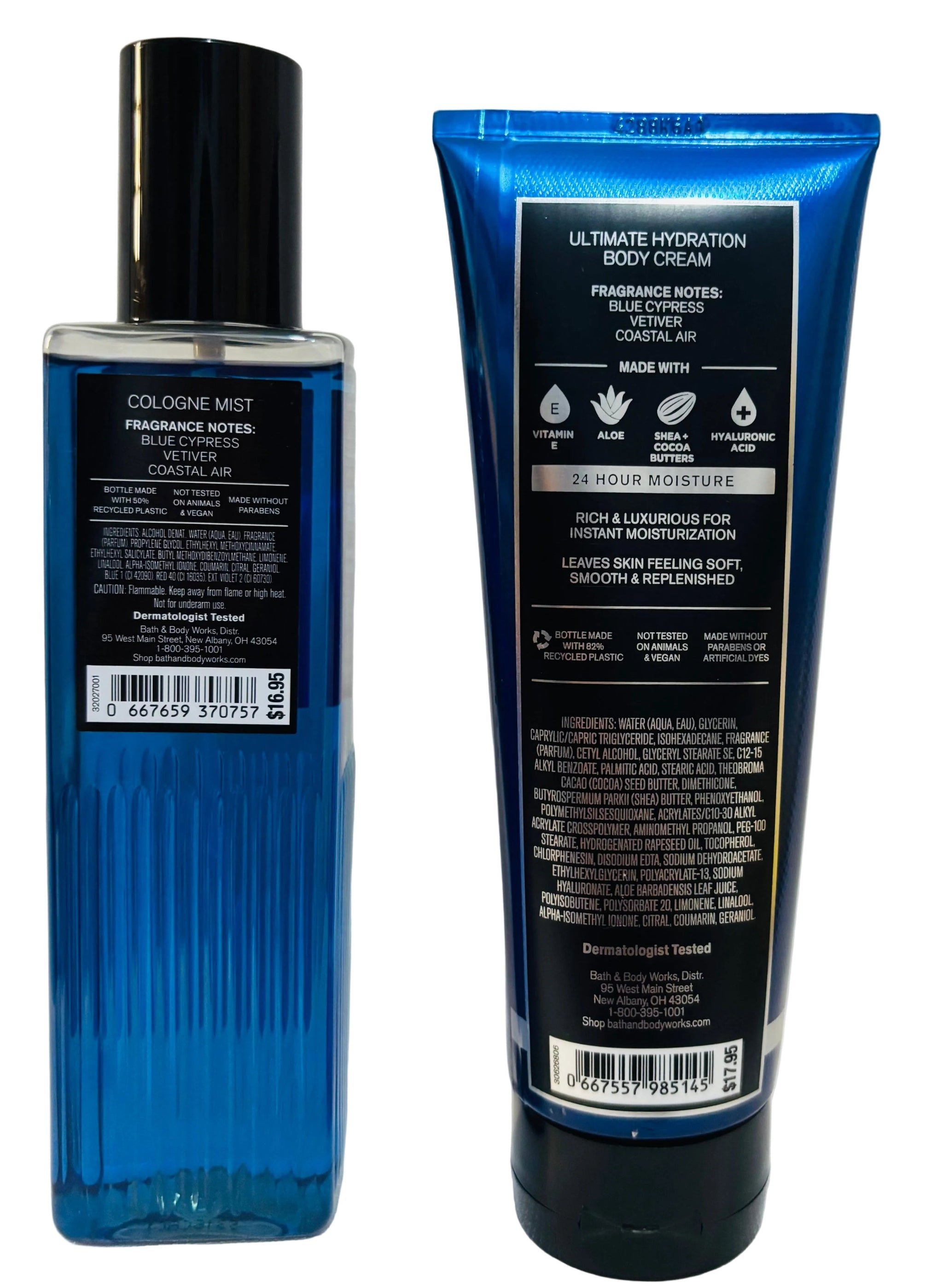 Ocean Body Cream & Body Mist