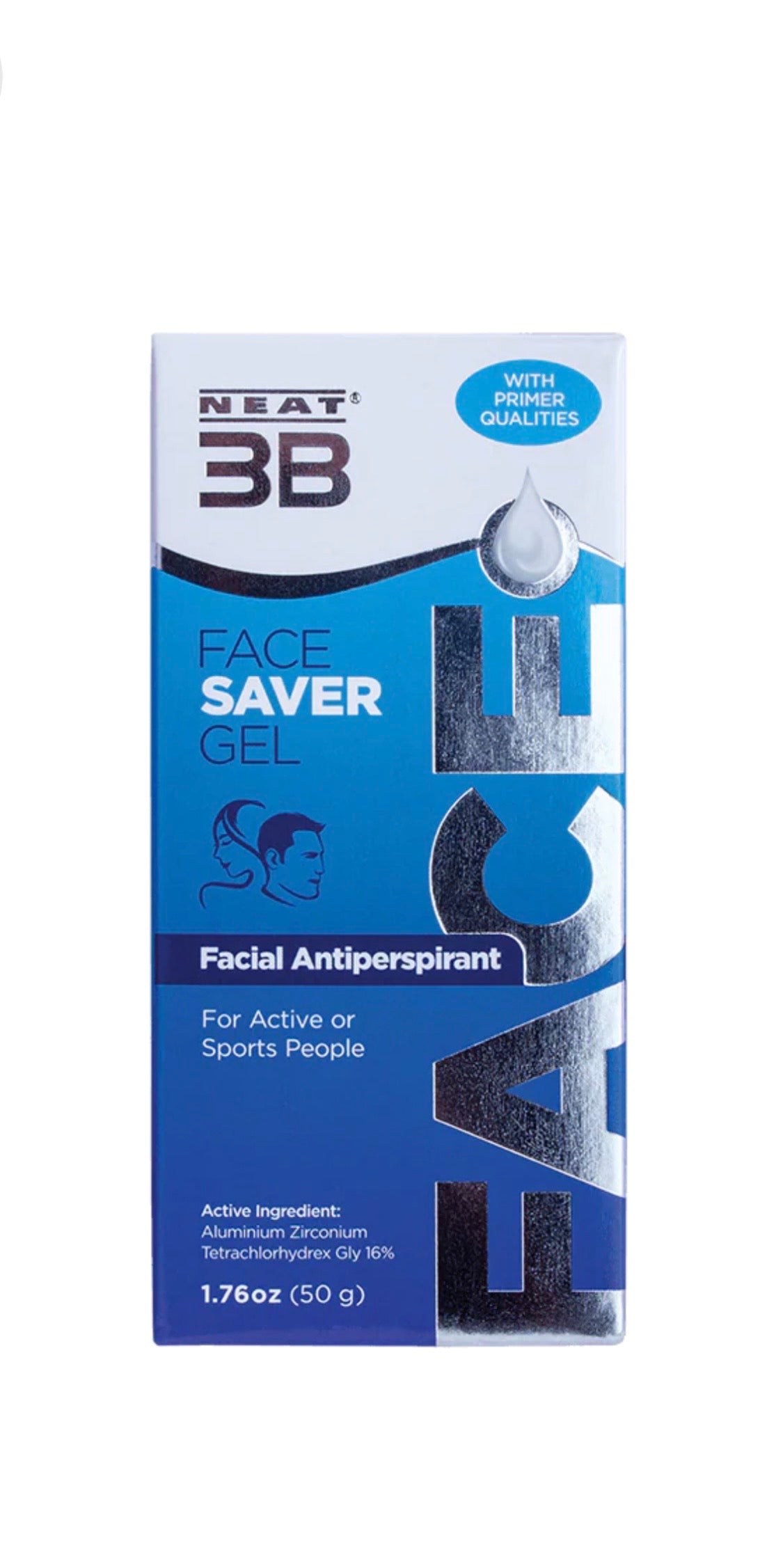 Neat 3B Face Saver Gel for Facial Sweating