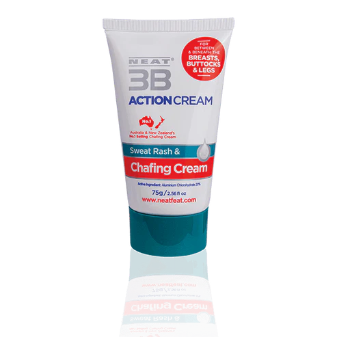 Neat Feat 3B Action Cream 75g – Anti-Chafing & Sweat Rash Protection.