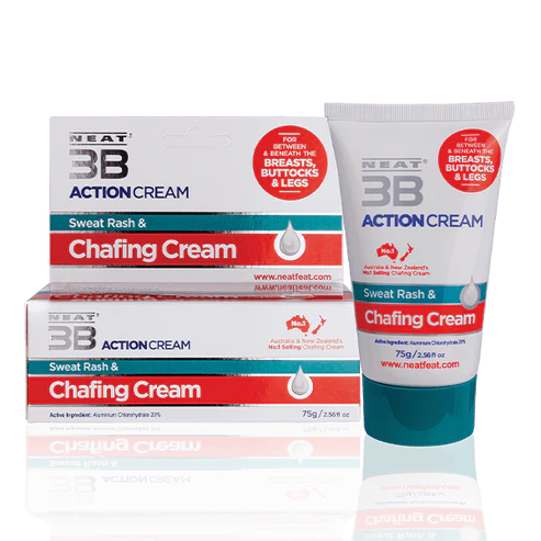 Neat Feat 3B Action Cream 75g – Anti-Chafing & Sweat Rash Protection.