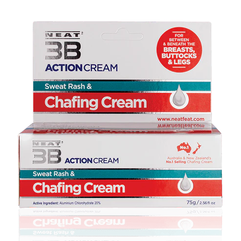 Neat Feat 3B Action Cream 75g – Anti-Chafing & Sweat Rash Protection.